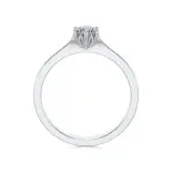 Pierścionek z białego złota z diamentem AJPZ_097